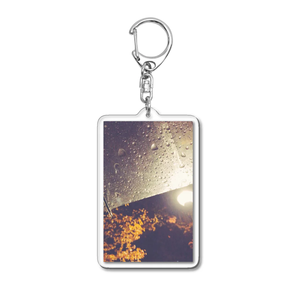 Lv.1の傘（夜の公園） Acrylic Key Chain