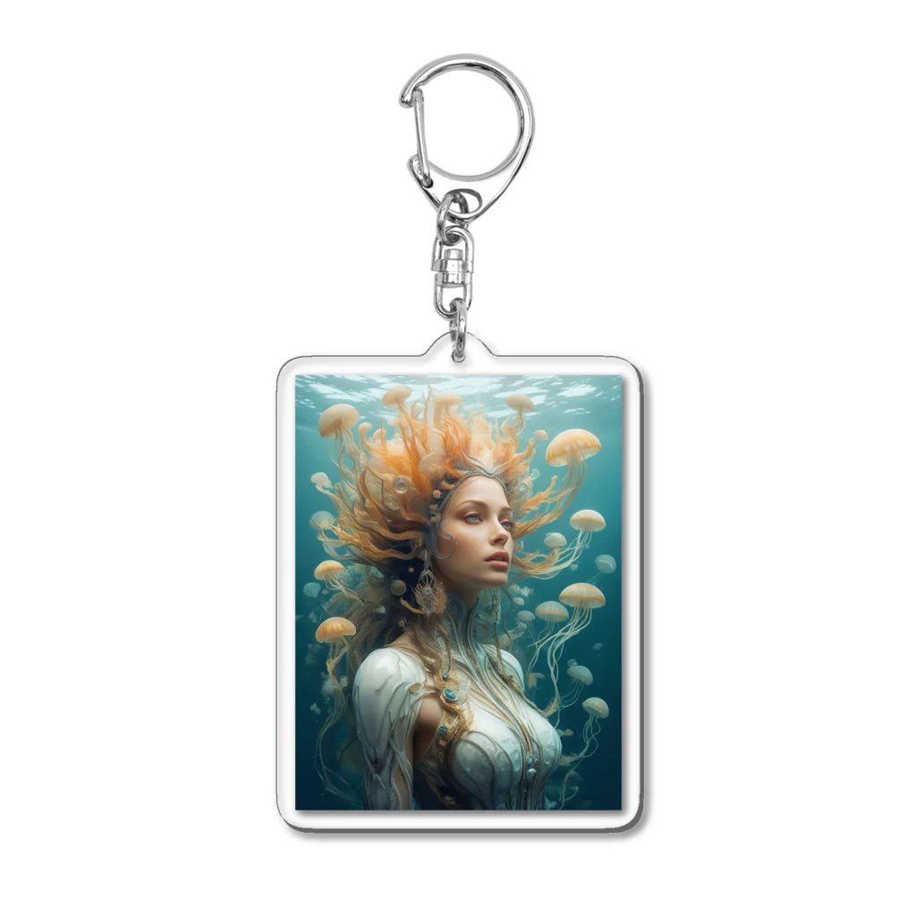 PiNK+18COMiCSのJeLLYFiSH+GiRL_00002 Acrylic Key Chain