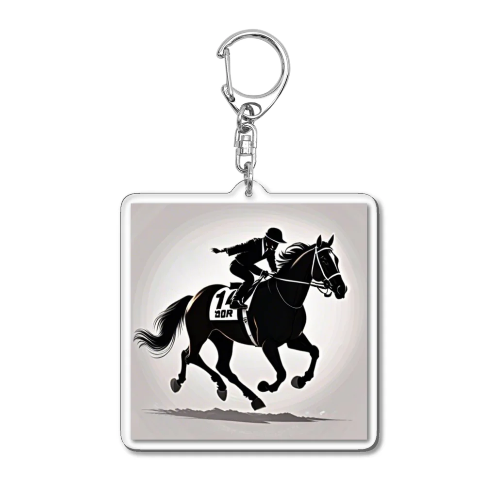 yu-zenの馬 Acrylic Key Chain