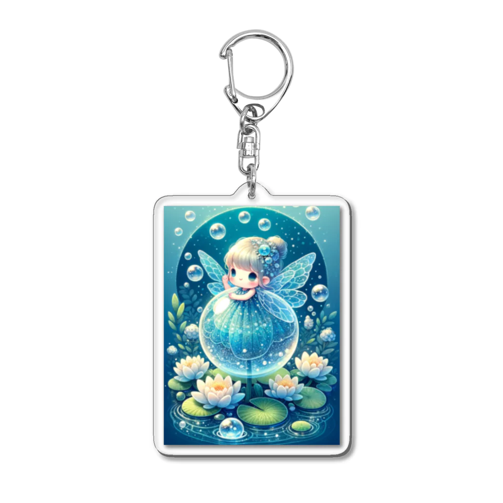 miuhaduの「水辺の妖精の輝き」 Acrylic Key Chain