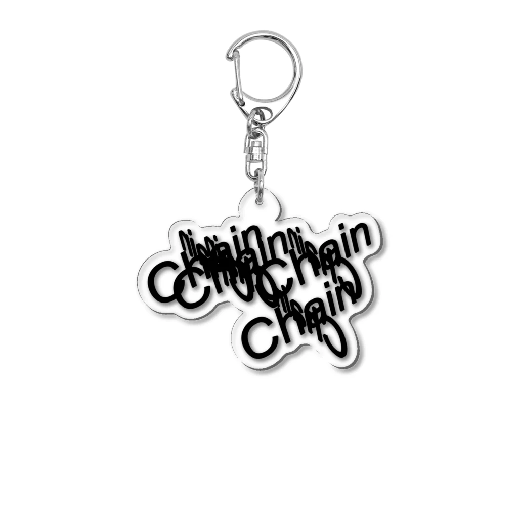 ChainChain SUZURI店のChainバググッズ A アクリルキーホルダー