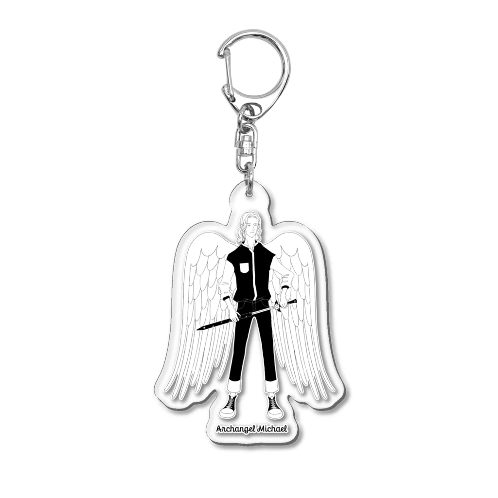 8fromangels8のArchangel Michael Acrylic Key Chain