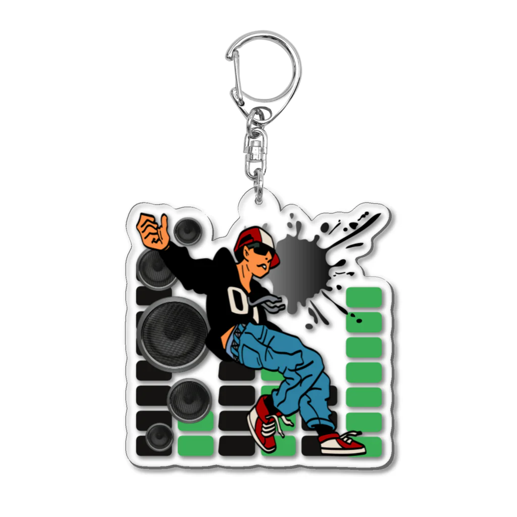 CHIBE86の「Street Dance Vibes」 Acrylic Key Chain