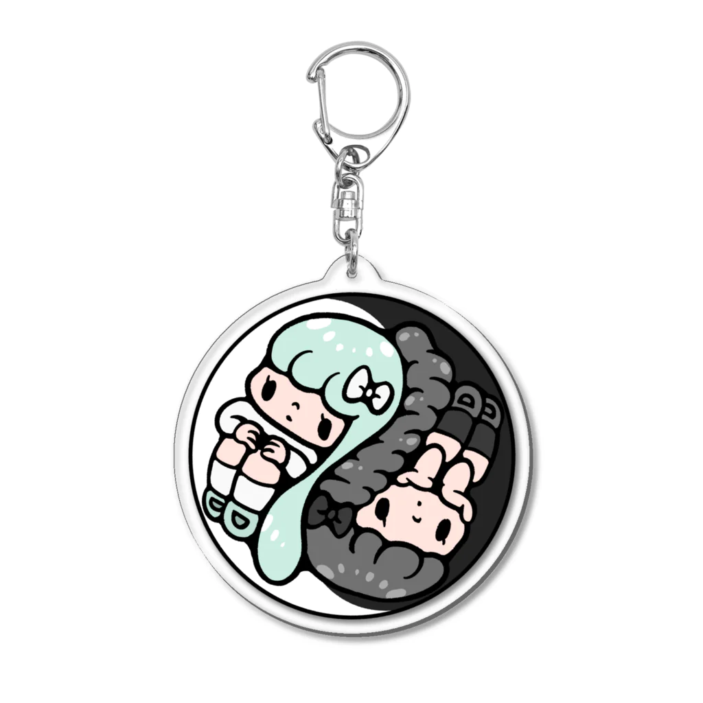 もにもに工房のインヤンちゃん Acrylic Key Chain