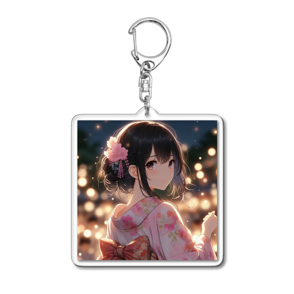 JAPAN THE HEROのらごちゃん💕お祭り編 Acrylic Key Chain