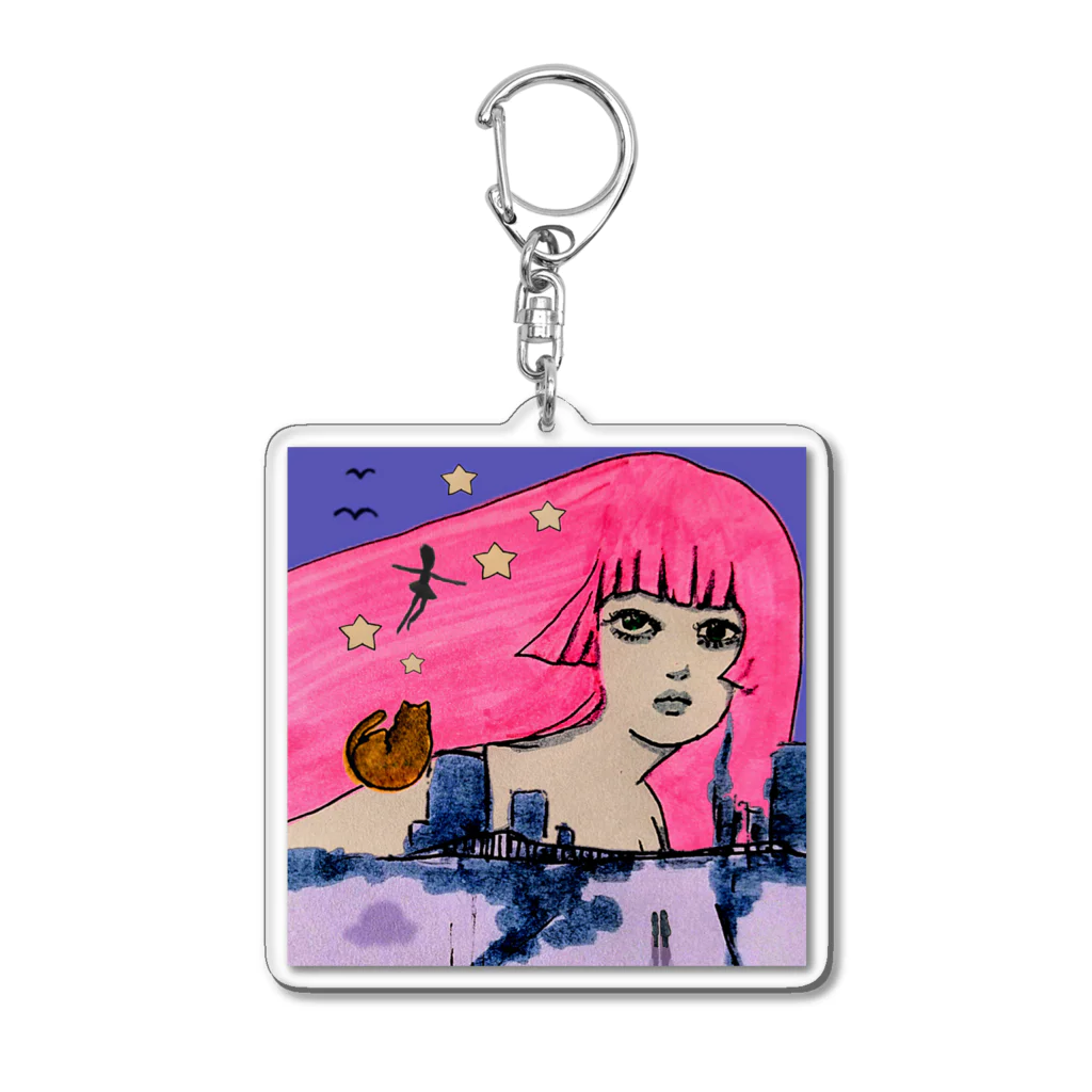 Mai_GOTOのギフト Acrylic Key Chain