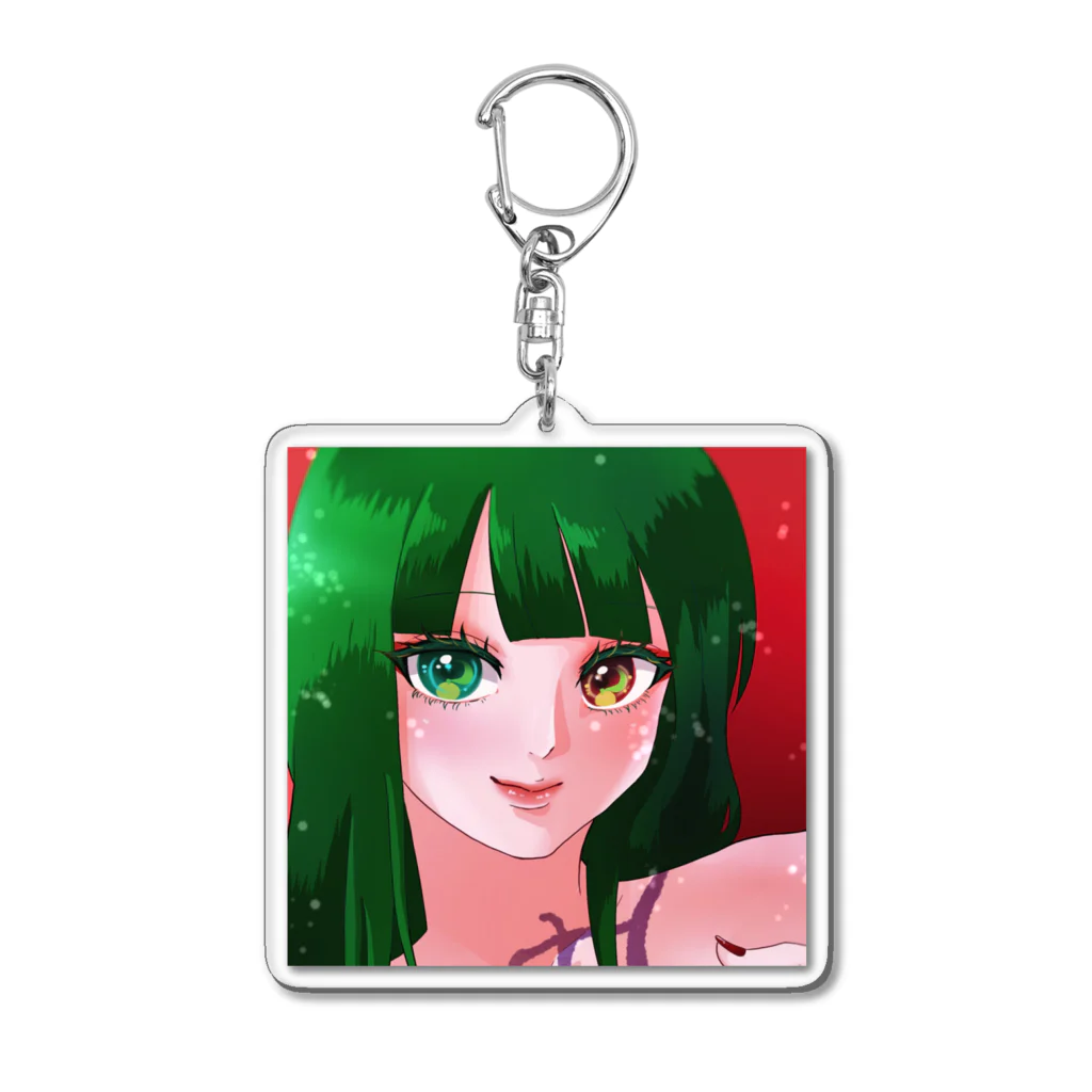 黄元/蒼威のメヂカラ強めのゆずこちゃん Acrylic Key Chain