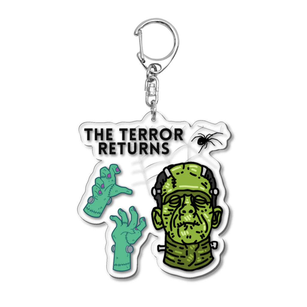 CHIBE86のThe terror returns（恐怖の復活） Acrylic Key Chain