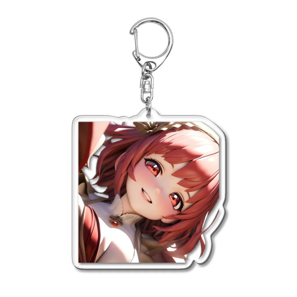 studio AzurのAzvl 幼い頃のツンデレ娘 Acrylic Key Chain