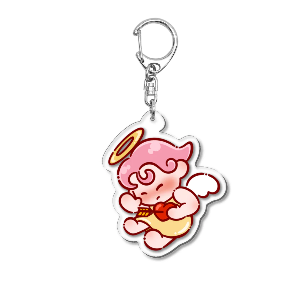 ヒミ｜𝙝𝙞𝙢𝙞𝙘𝙝𝙖𝙣…のずっきゅん天使 Acrylic Key Chain