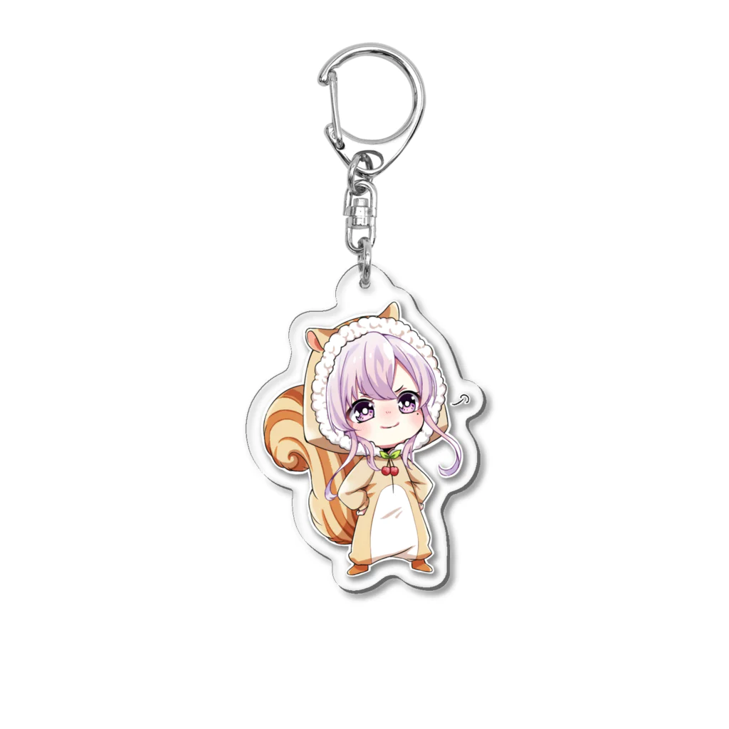 くららん坊のどやりす Acrylic Key Chain