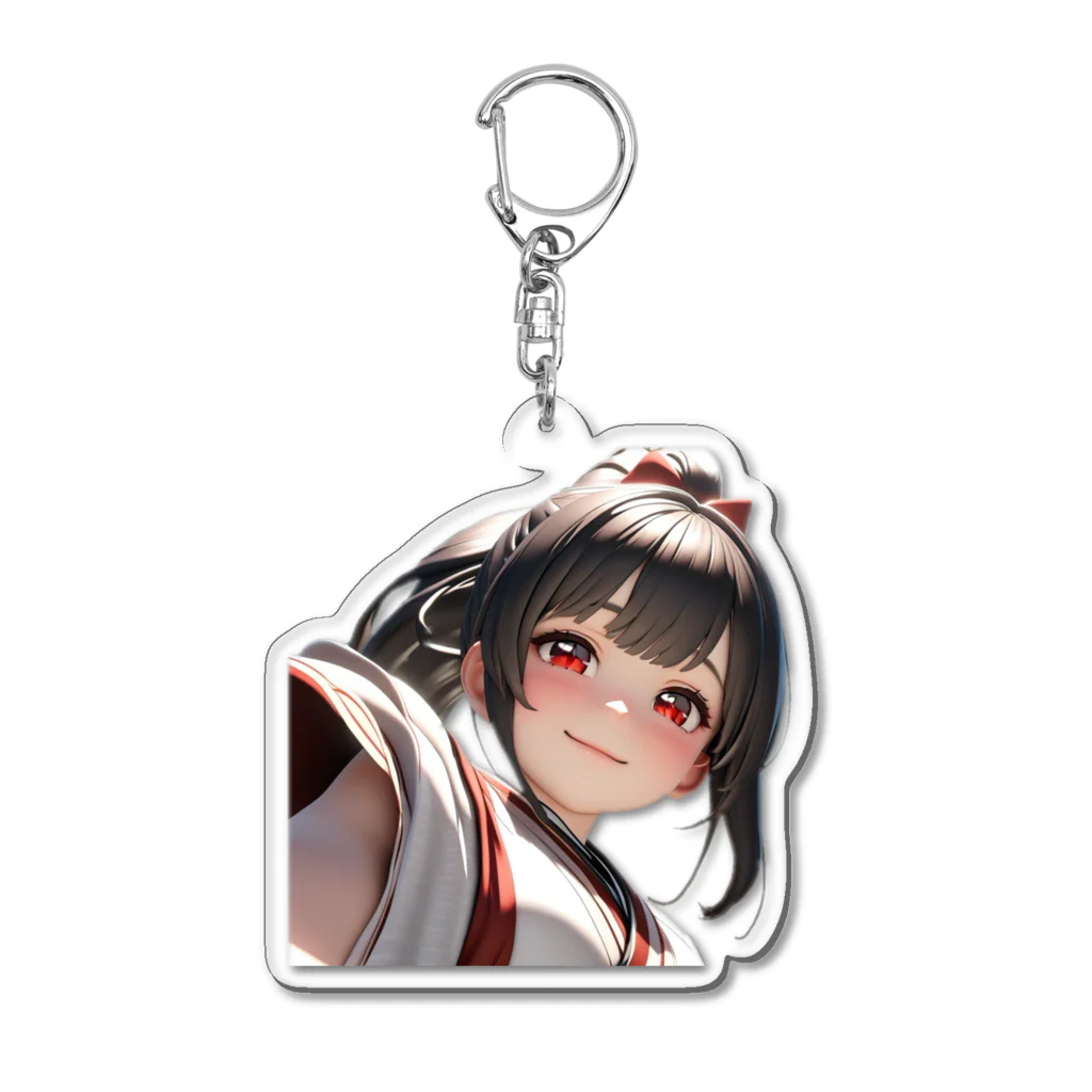 studio AzurのArca 幼い頃のサムライ娘 Acrylic Key Chain