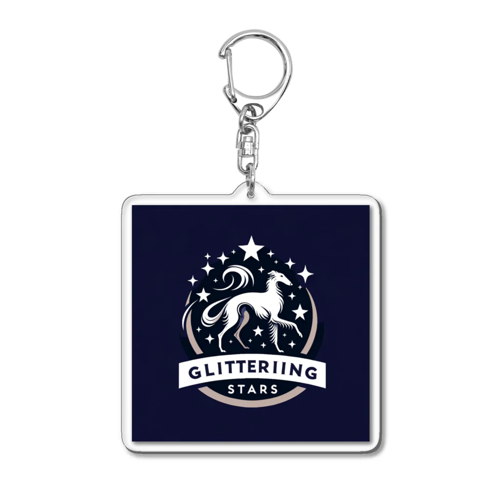 tiara0911のGlittering Stars Acrylic Key Chain