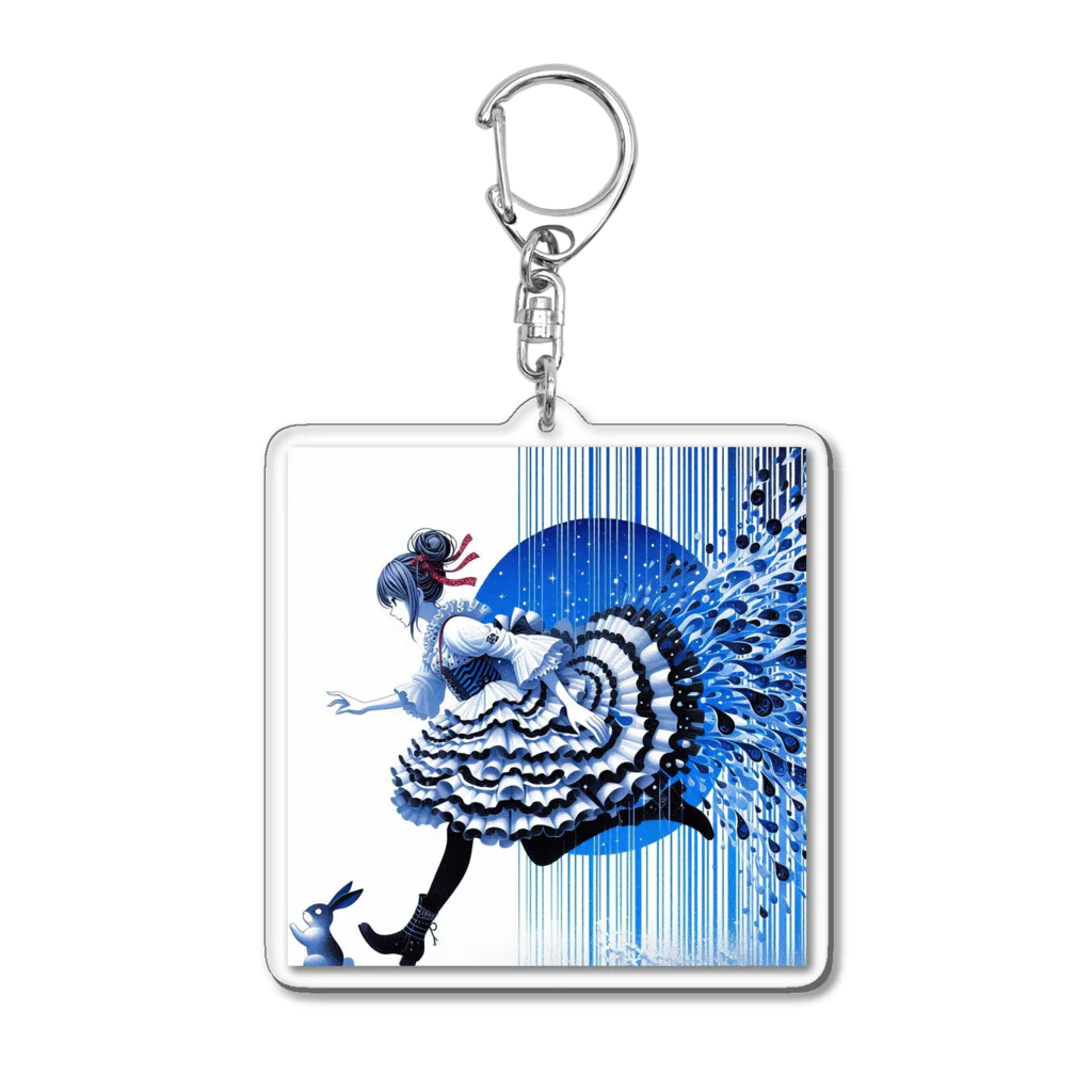 cocoa8877の雨の日のアリス Acrylic Key Chain