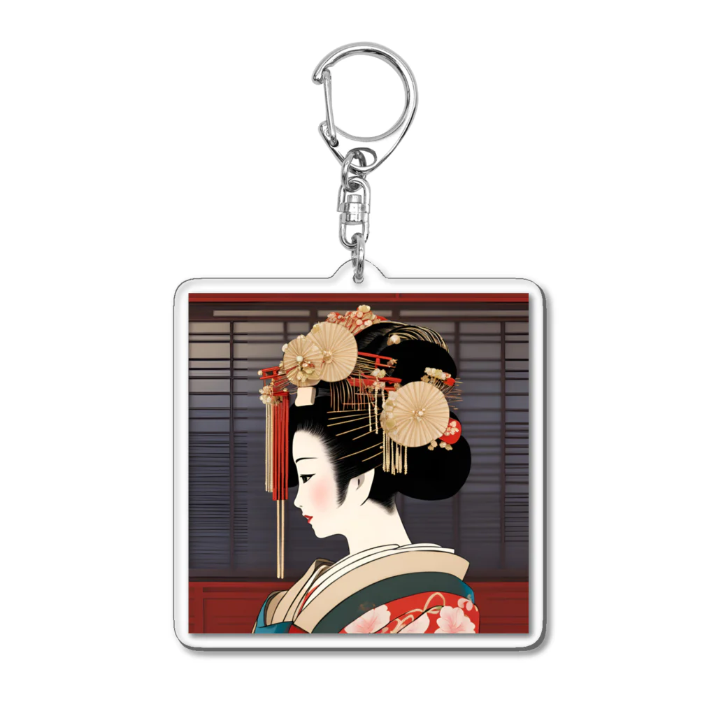 asaka12のマイ子さん Acrylic Key Chain