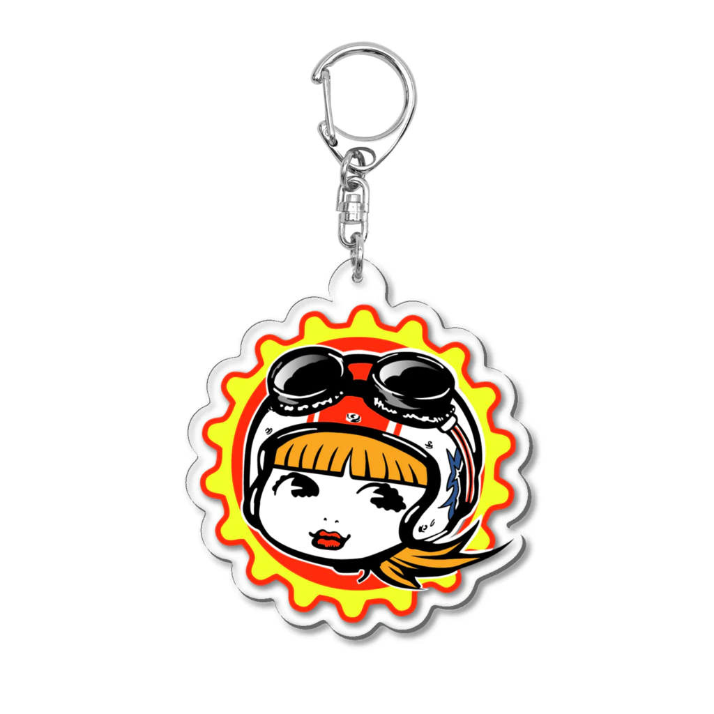 otamanin4gのライダー（オリジナル） Acrylic Key Chain