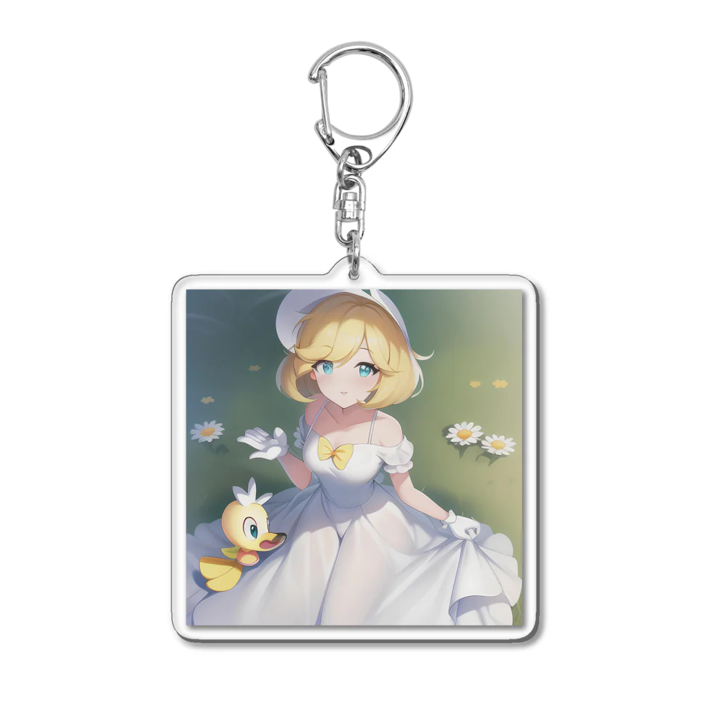 オリジナルグッズショップ KIJITORAのデイジーダック Acrylic Key Chain