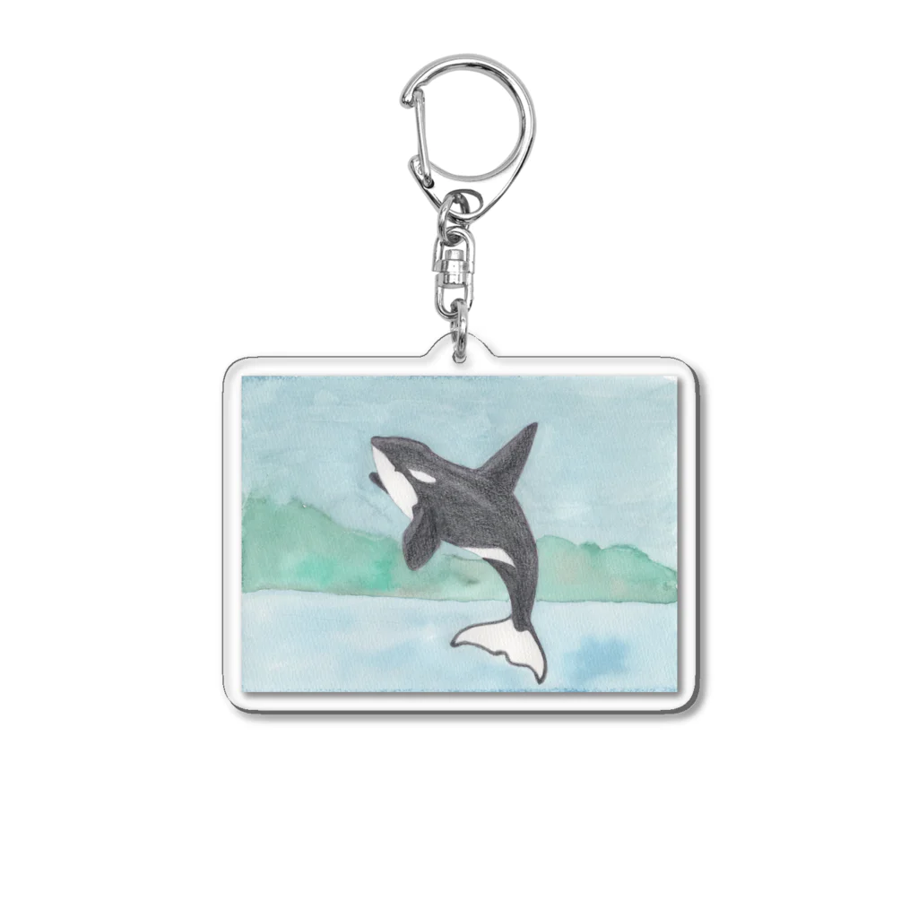 つぎのシャチ Acrylic Key Chain