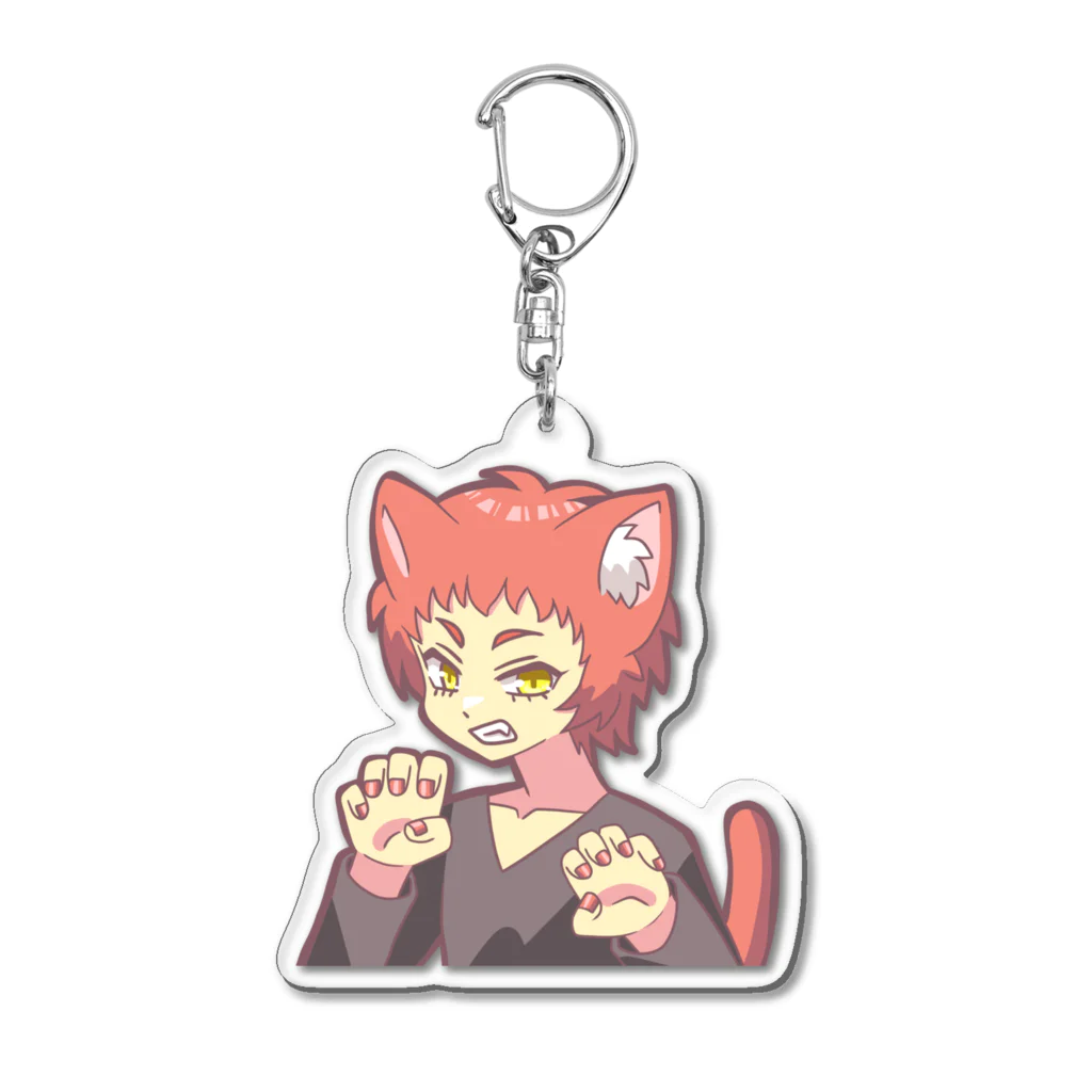 REDMOON_SAPPOROのちょいわる猫耳少年 Acrylic Key Chain