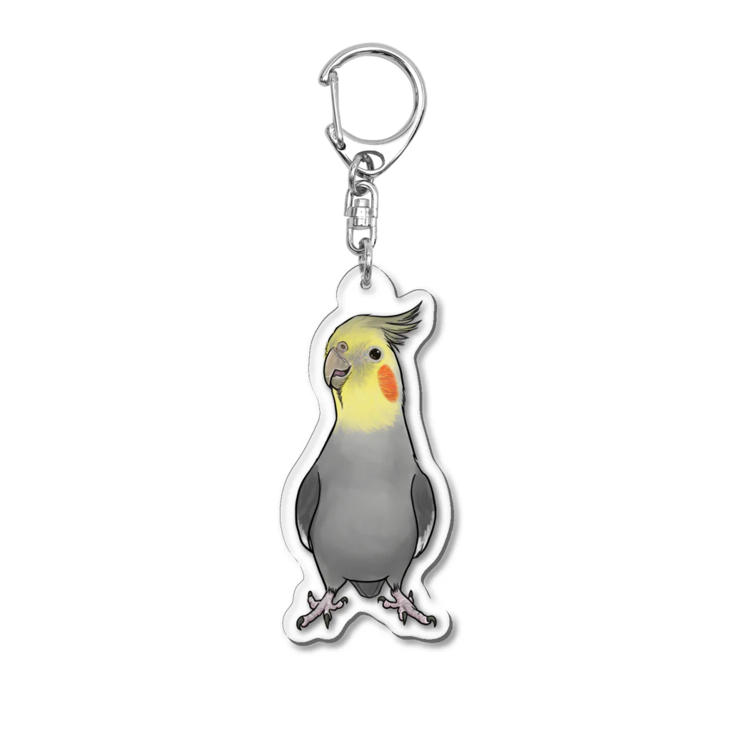 kuruminmin395963のオカメインコ・アクリルキーホルダー・ノーマル男子１ Acrylic Key Chain