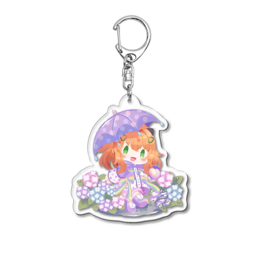 ゆりのおみせのりりプロ レイニーディ 2024（秋野かえで） Acrylic Key Chain