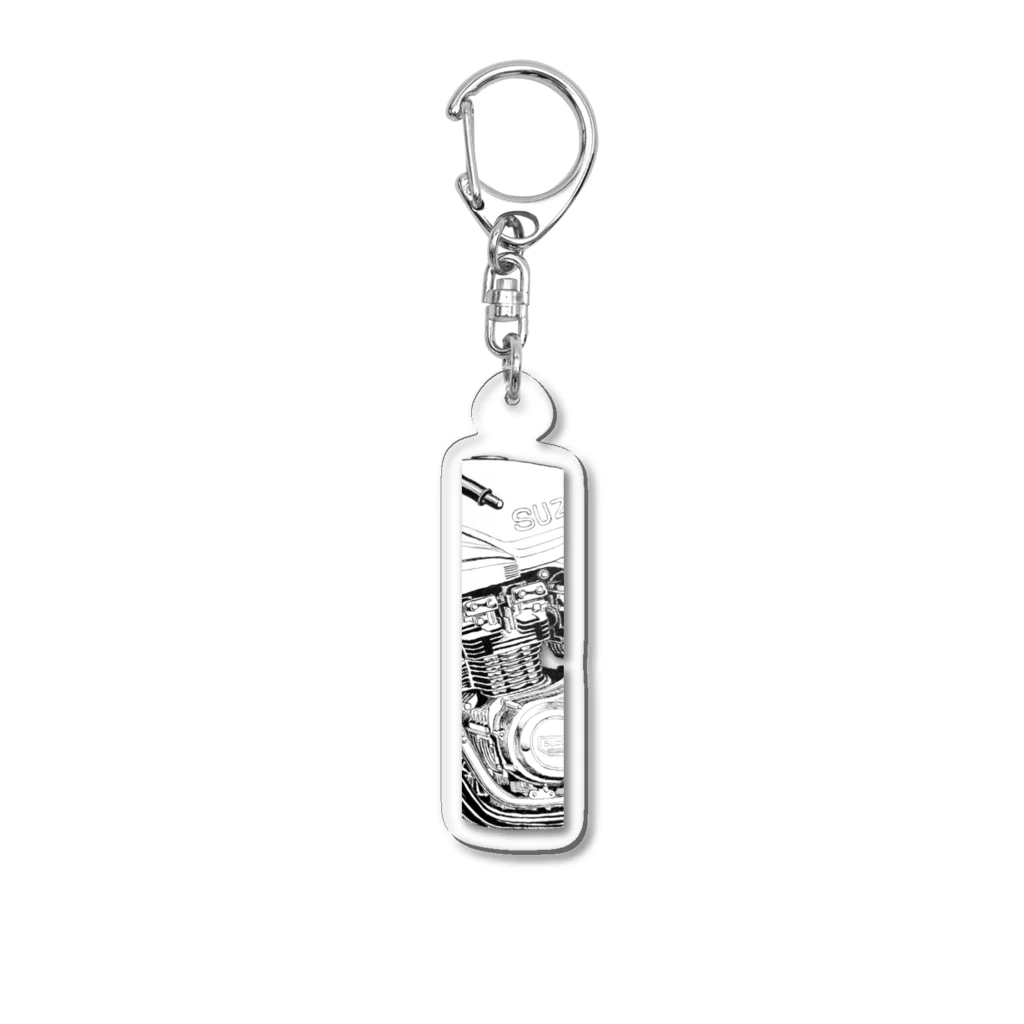 Taberu999のバイク(エンジン部) Acrylic Key Chain