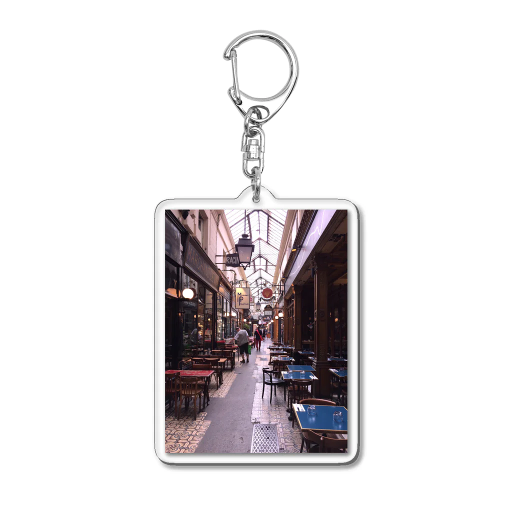 nightwalkerのパリのパッサージュ Acrylic Key Chain