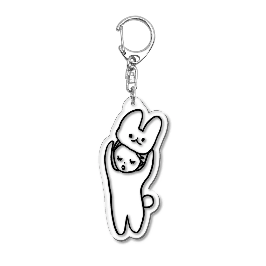 maocatのうさぎくん Acrylic Key Chain