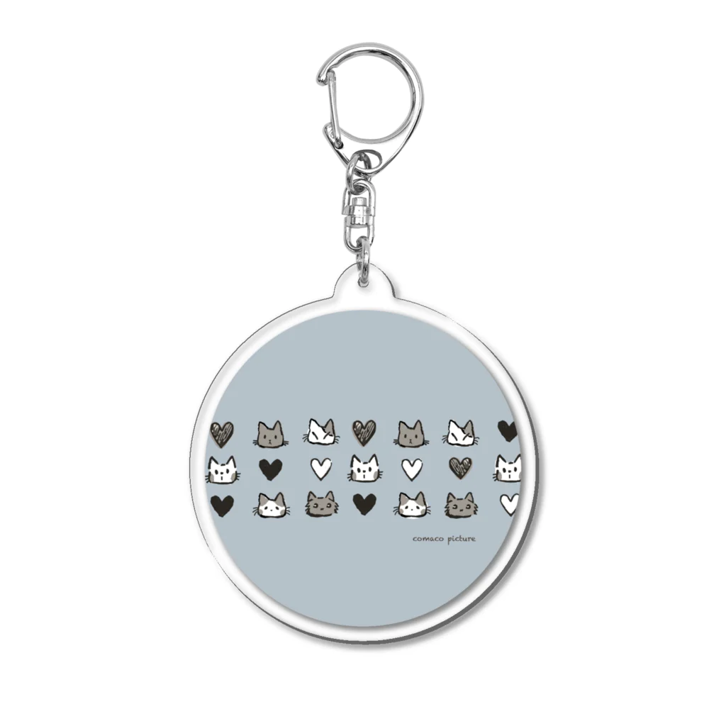 猫のグッズ屋 “ ねこつながり "のねこつながり Acrylic Key Chain