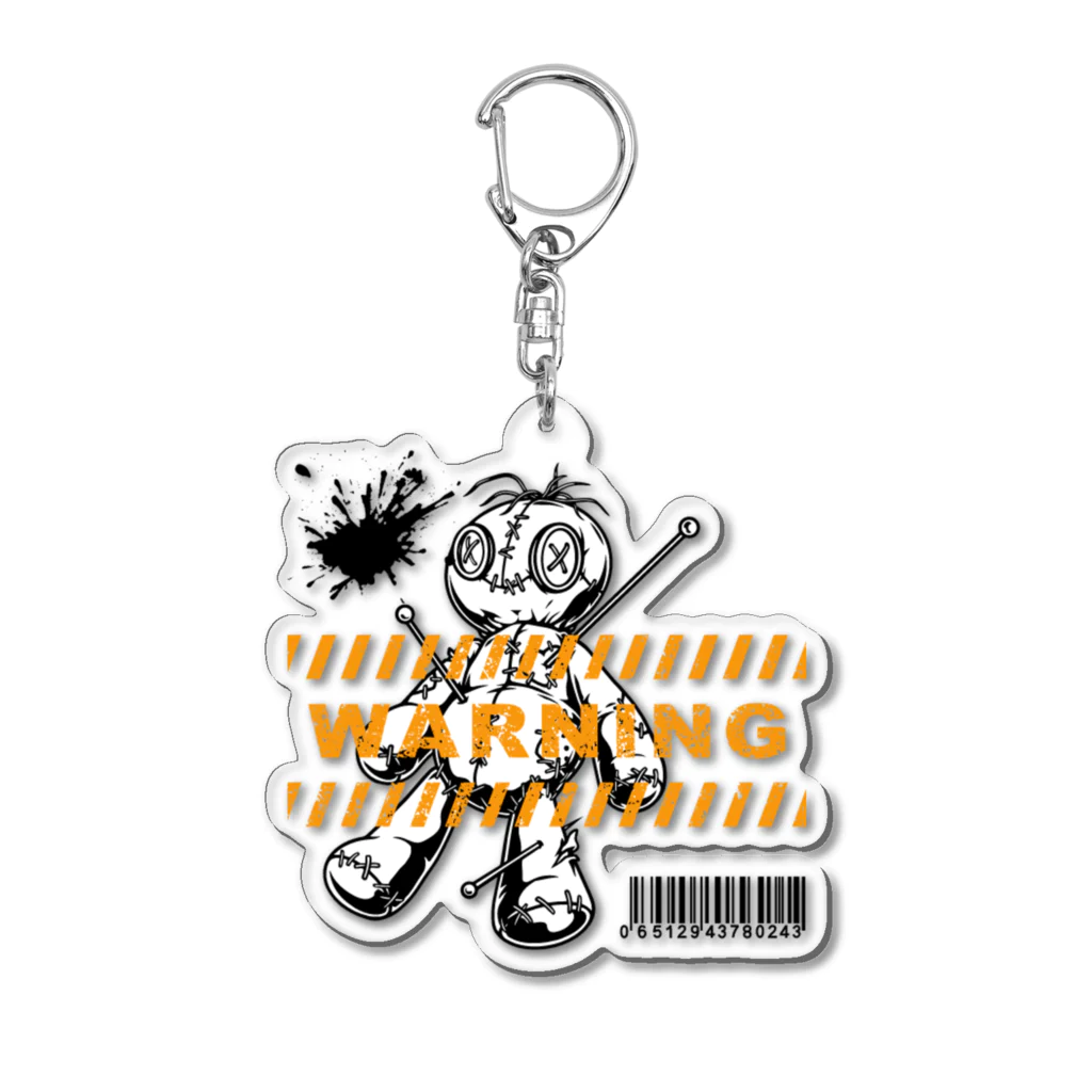 CHIBE86のWARNING Acrylic Key Chain