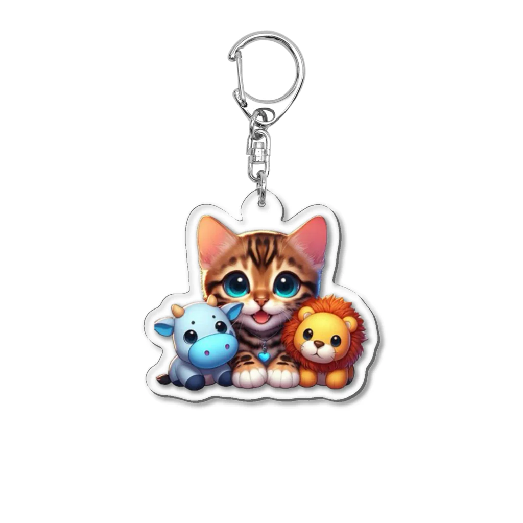 TOMO’ｓのパペットベンガルくん Acrylic Key Chain