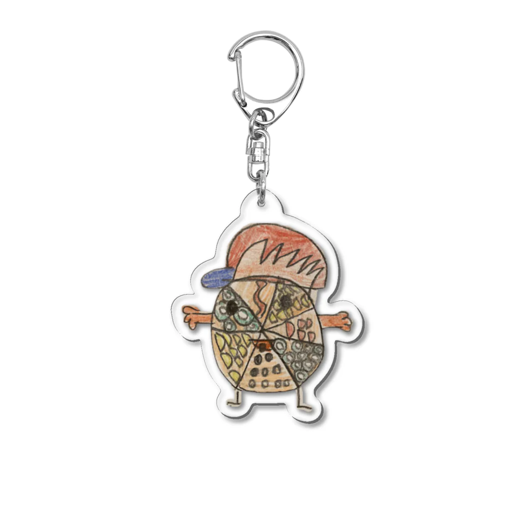 しょうちゃんのお絵描きグッズのピザくん Acrylic Key Chain