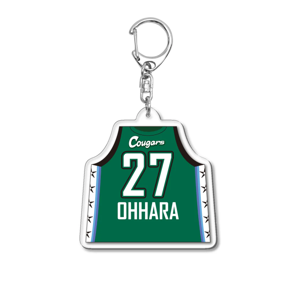 日立ハイテク クーガーズ🏀公式ショップの#27 大原 咲織：アクリルキーホルダー（ユニフォーム） Acrylic Key Chain