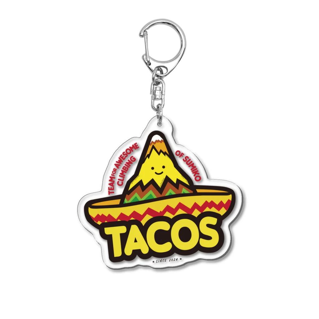 eVerY dAY,CHeAT dAY!の素晴らしい登山チーム「タコス」のグッズ Acrylic Key Chain