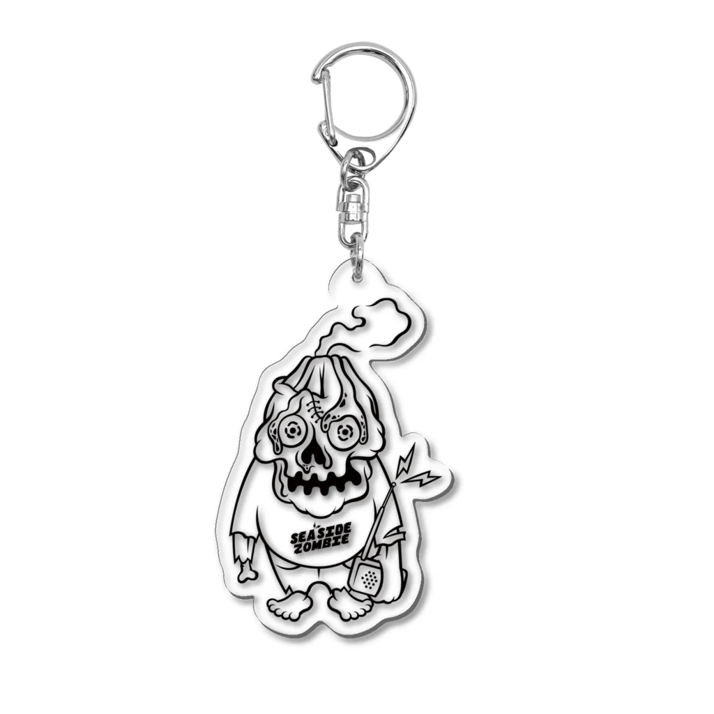 SEA SIDE ZOMBIEの桜島ゾンビ Acrylic Key Chain