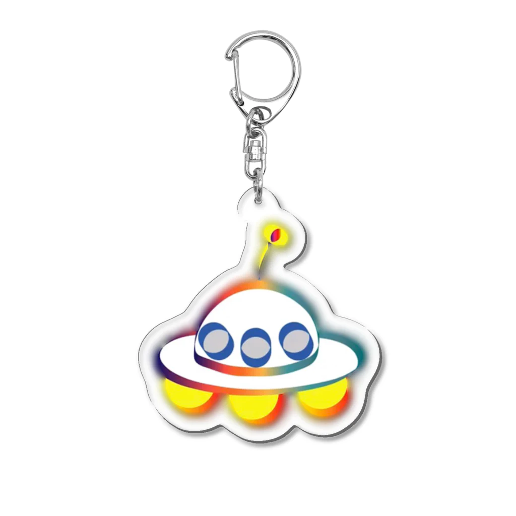 ャ'sサイケのUFO Acrylic Key Chain