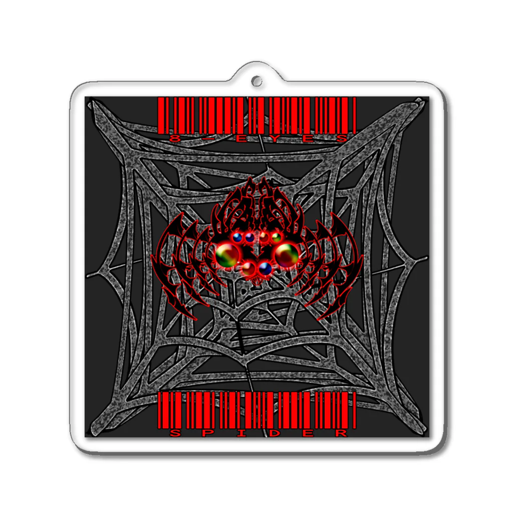 Ａ’ｚｗｏｒｋＳの8-EYES SPIDER Acrylic Key Chain