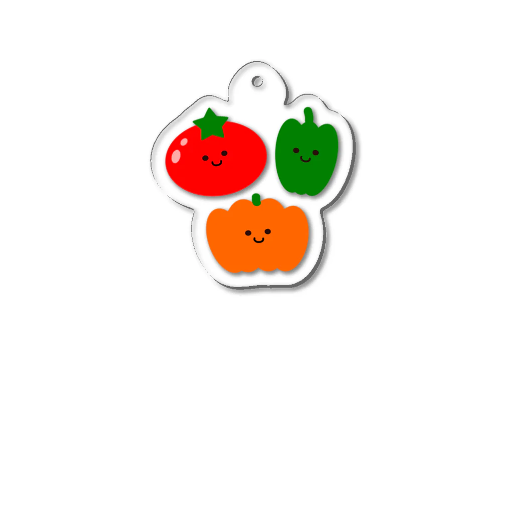 smile-factory-hirano_2023のベジタブルくん Acrylic Key Chain