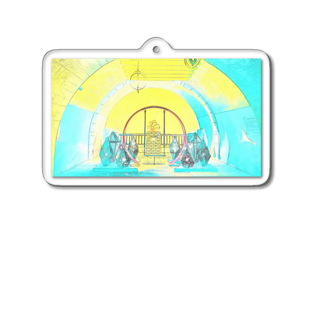 photo-foxの安らぎの場 Acrylic Key Chain