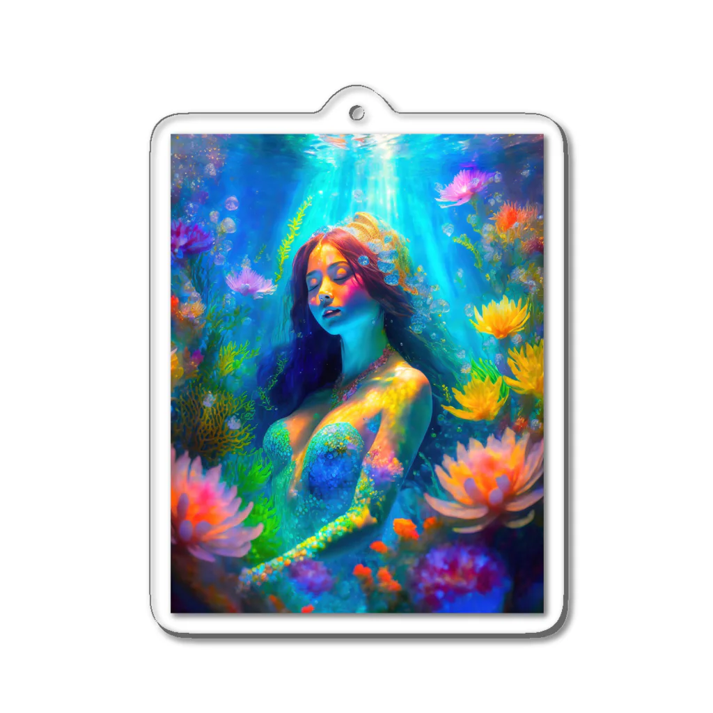 RONBOのGoddess who lives in the water Acrylic Key Chain