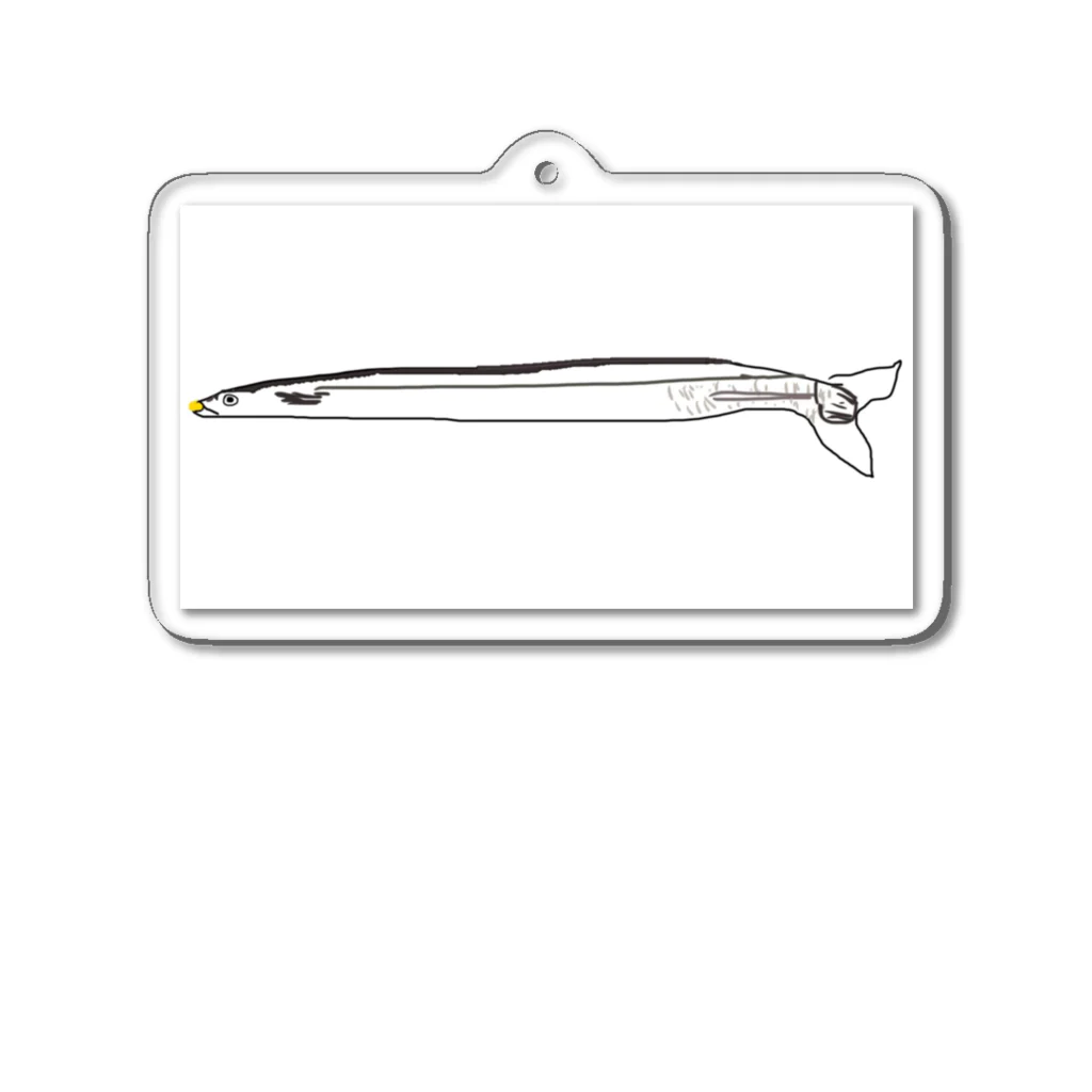 りりモール☁の秋刀魚Tシャツ👕 アクリルキーホルダー