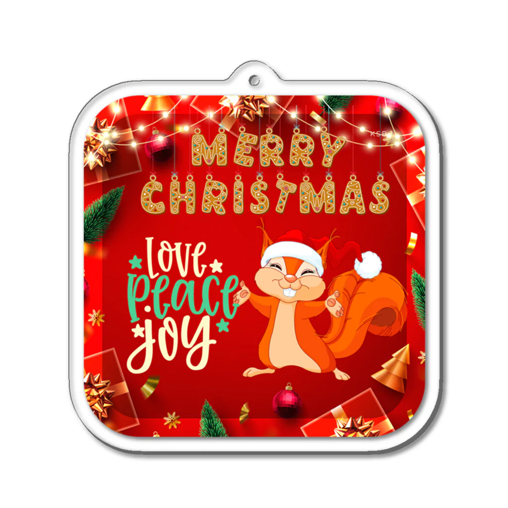 KSBのMerry Christmas Acrylic Key Chain