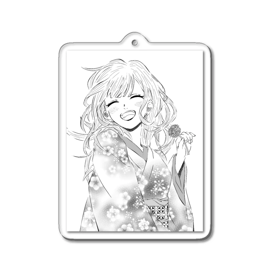 Nonoha008の紅凜ちゃん Acrylic Key Chain