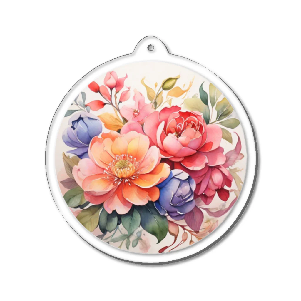 wasabi_iceの花束 Acrylic Key Chain