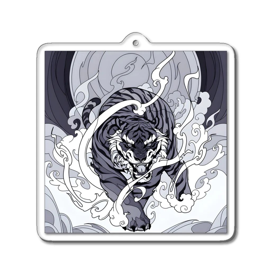 Moichi Designs Shop-2023の神虎 Acrylic Key Chain