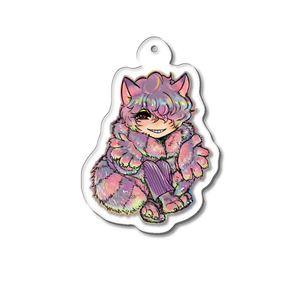 群青のはなまるハロウィン2023 チェシャ猫 Acrylic Key Chain