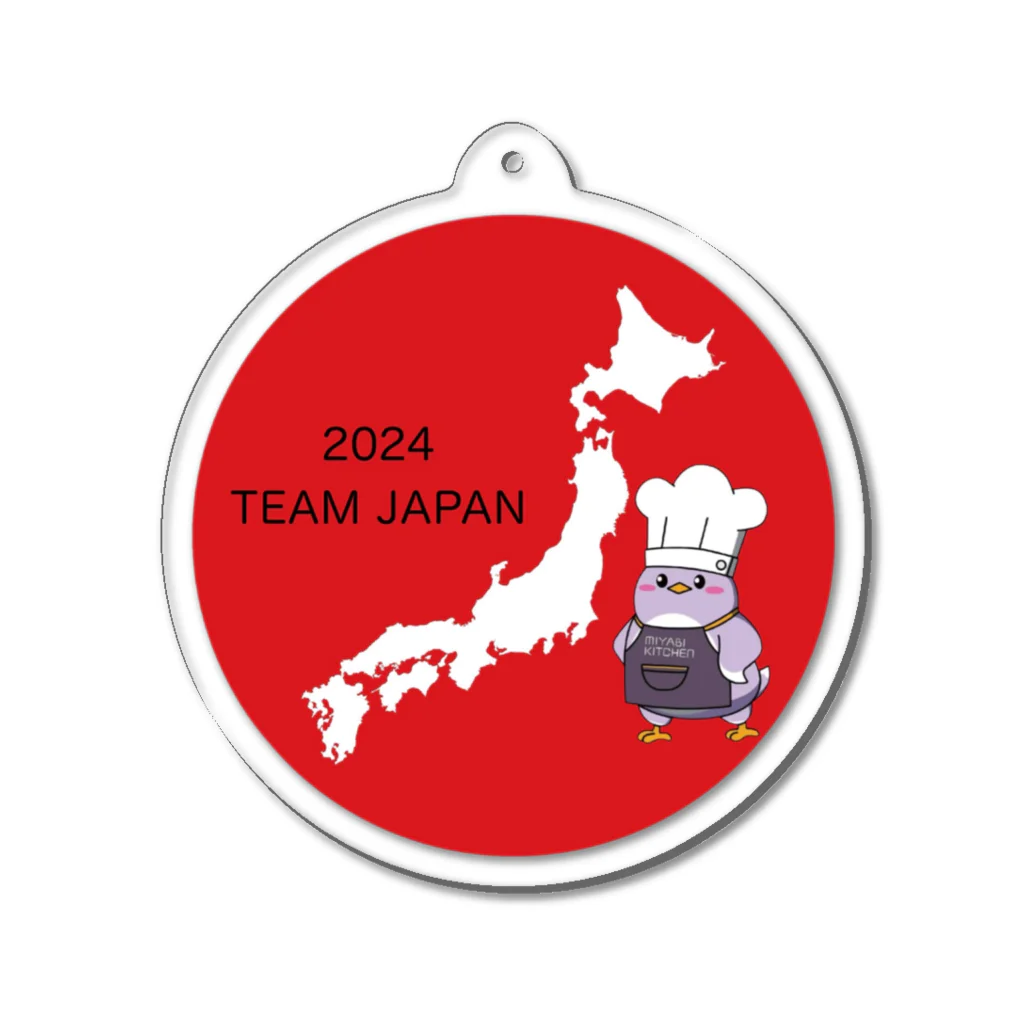 ayase_666のTEAM JAPAN みや吉 アクリルキーホルダー