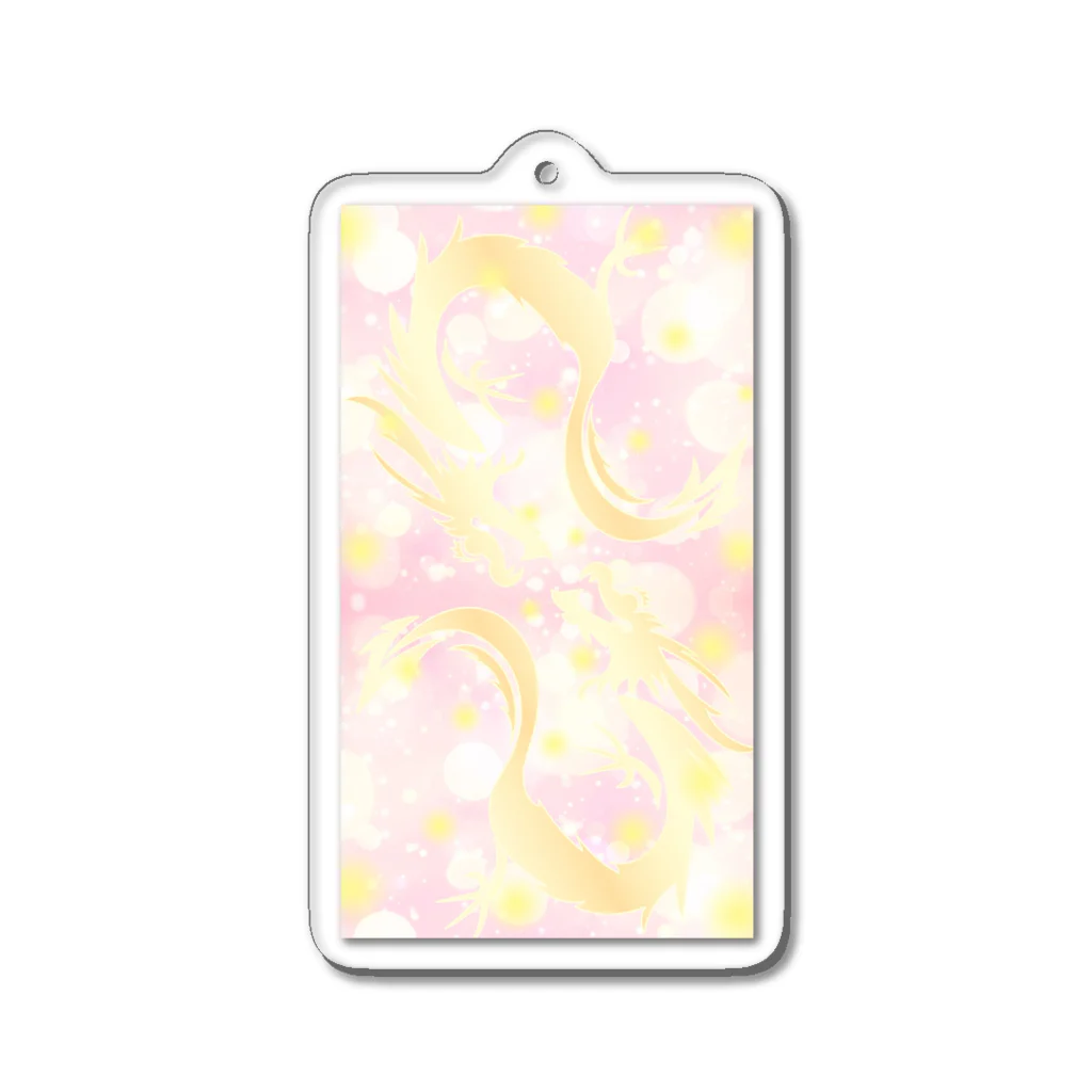 openflowerの龍と祈り Acrylic Key Chain