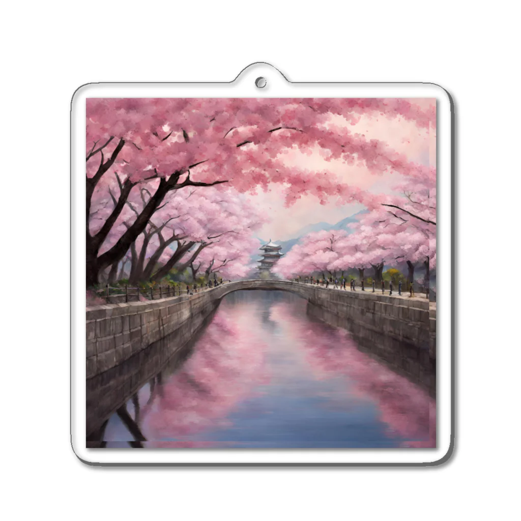 　Mtスペースの#日本桜 Acrylic Key Chain