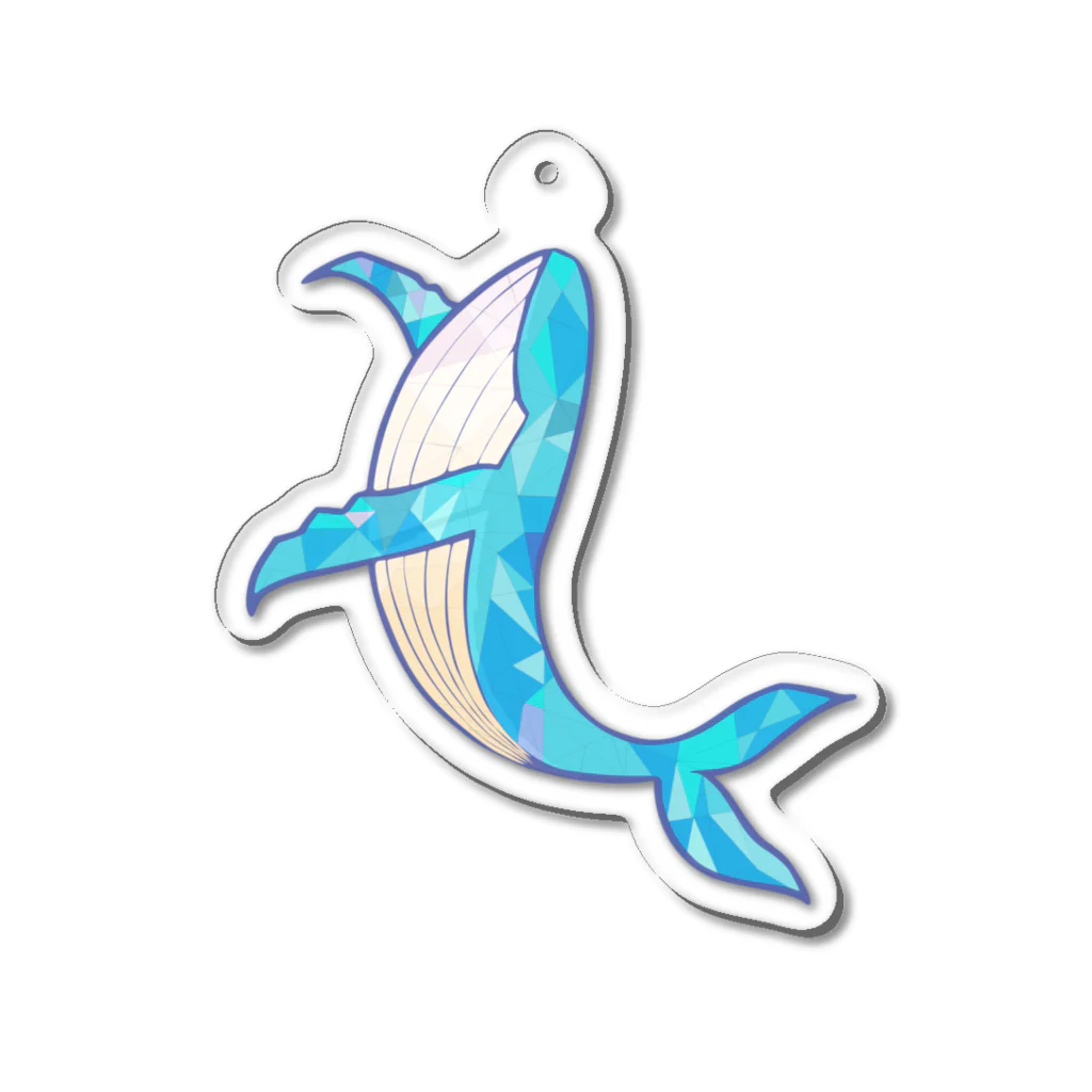 鯨坂商会の鯨坂商会のクジラ Acrylic Key Chain